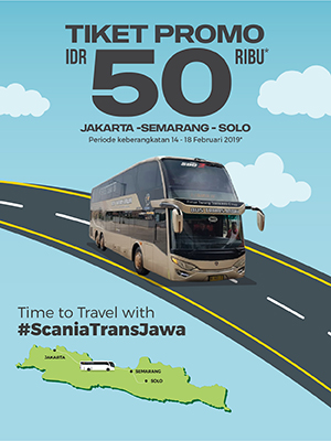 Tiket Promo Bus Harga 50 Ribu - United Tractors