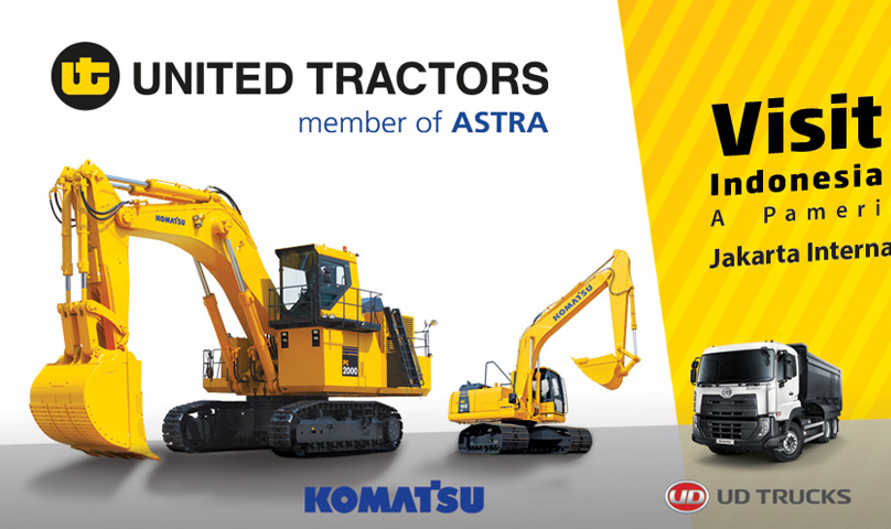 United Tractors present in Indonesia, Mining, Construction, and Truck Expo 2017