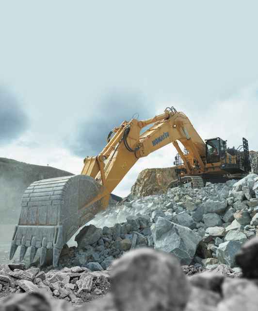 Work Stronger and More Efficient with the Komatsu PC1250-11R
