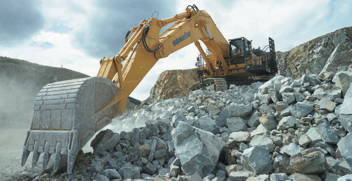 Work Stronger and More Efficient with the Komatsu PC1250-11R