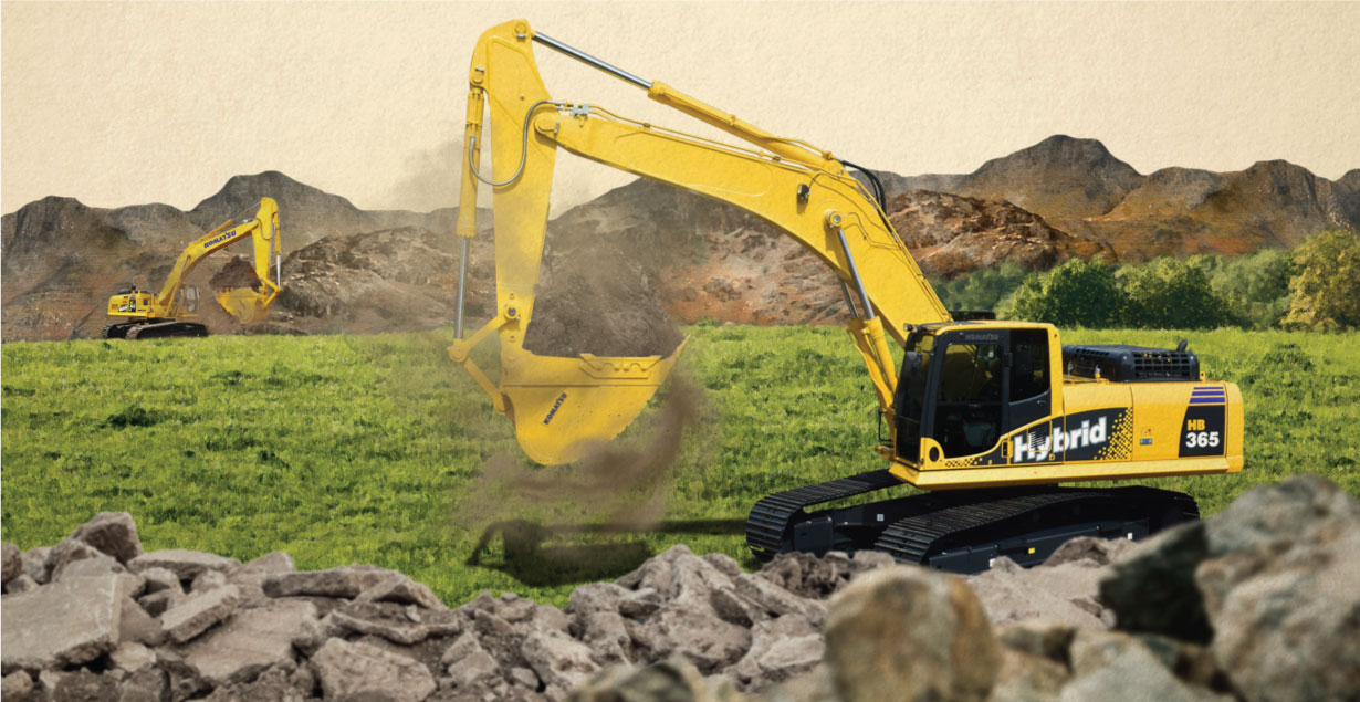 Komatsu HB365-1: Reinvent + Sustainability