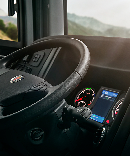 Get to know the Scania New Bus Generation Steering Dashboard