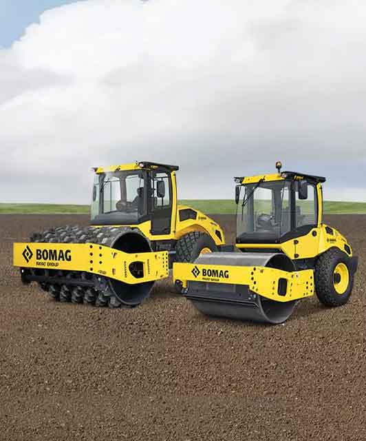 3 Single Drum Roller Bomag based on Capacity