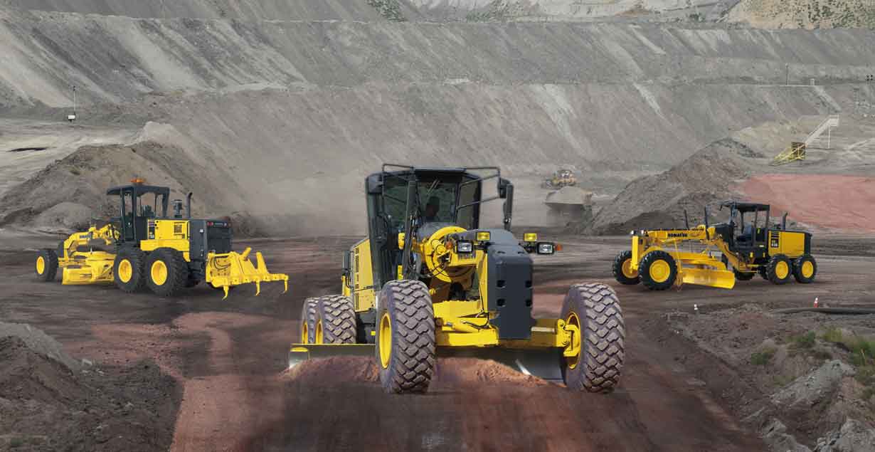 5 Models of Komatsu Motor Grader and Their Specifications