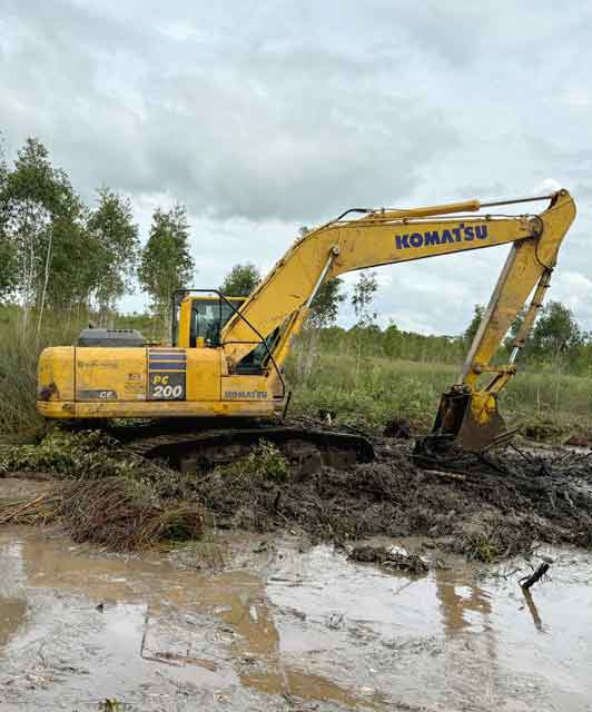 Heavy Equipment Role in Indonesia's Food Estate
