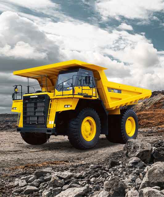 Komatsu HD785-7: Powerful Off-Road Dump Trucks