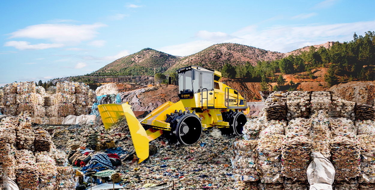 Maksimalkan Pemadatan Sampah dengan Bomag BC 573 RB 3