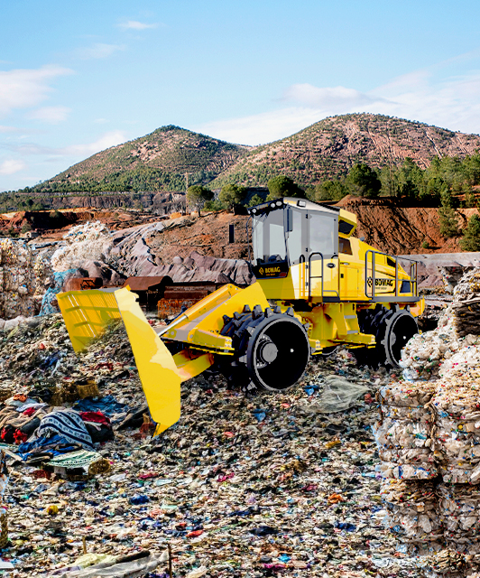 Maksimalkan Pemadatan Sampah dengan Bomag BC 573 RB-3
