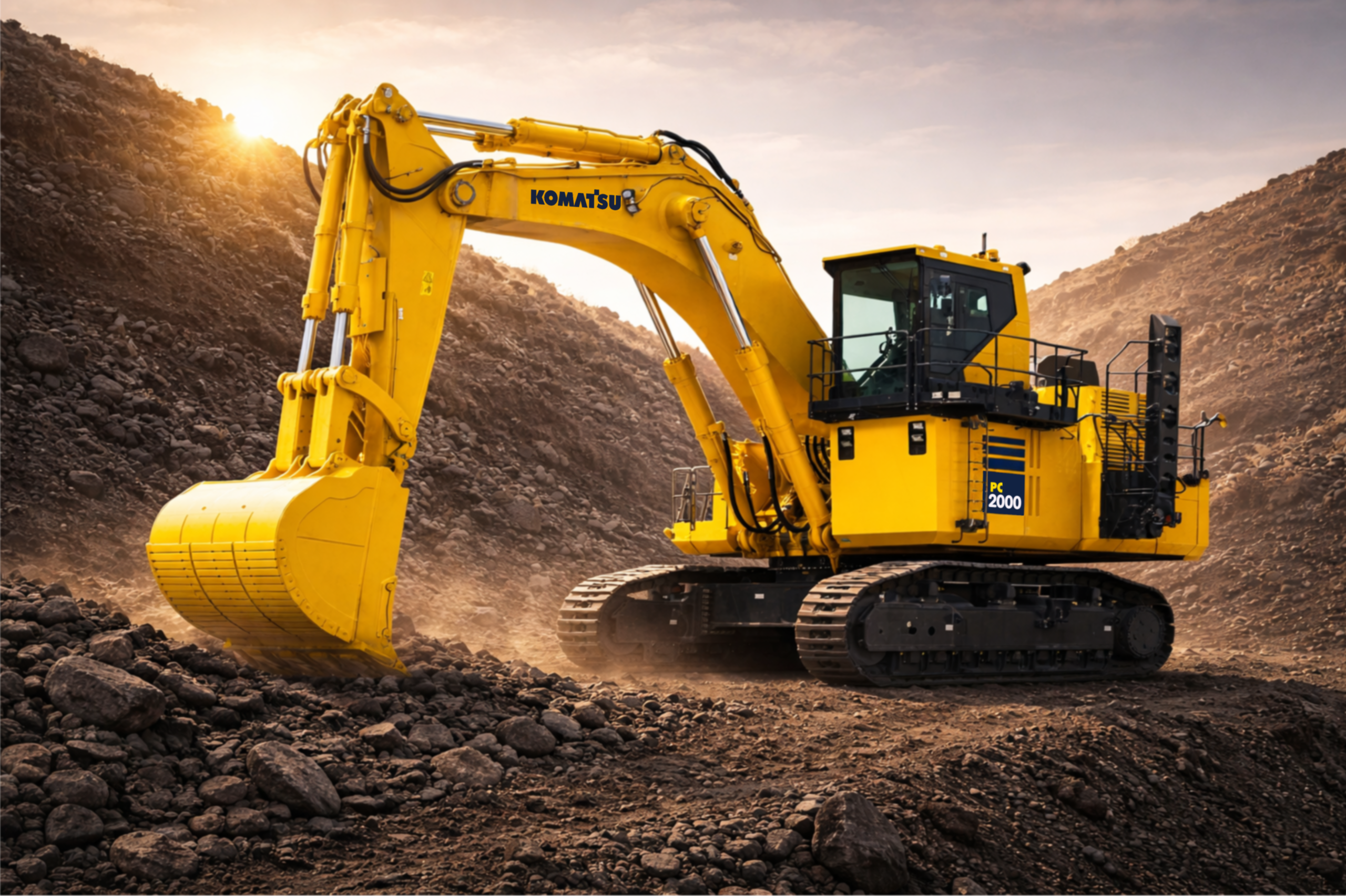 Landscape Excavator 200 Ton Komatsu PC2000