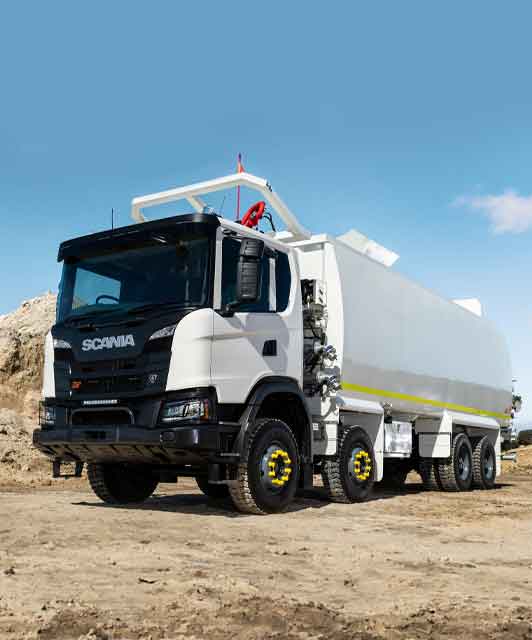 P420-B8X4: Truk Tambang 420HP untuk Operasional Pendukung