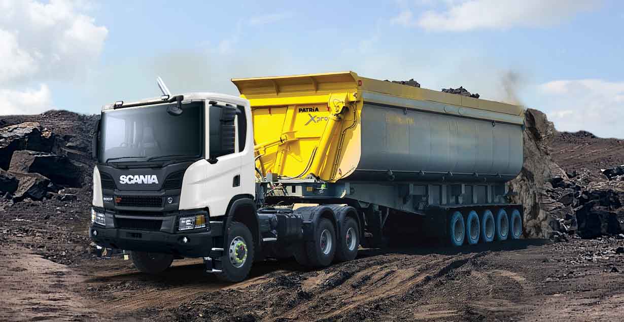 Scania P500 A6X4 Truk Tambang 500 HP untuk Angkutan Berat L