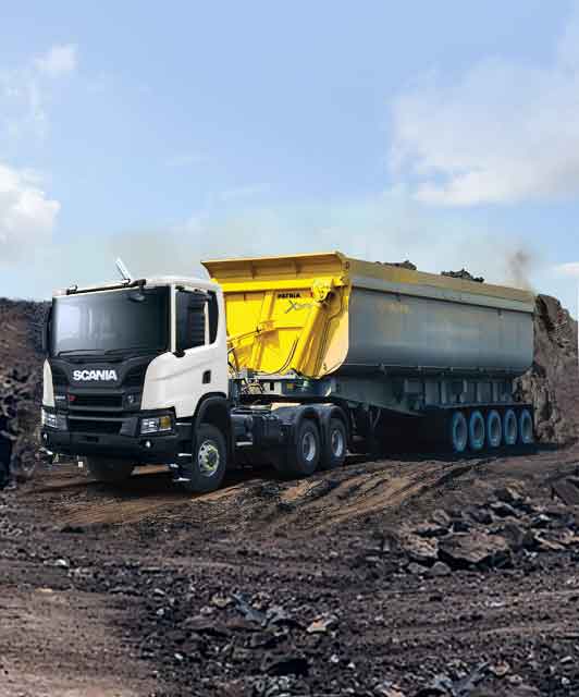 Scania P500-A6X4: Truk Tambang 500 HP untuk Angkutan Berat